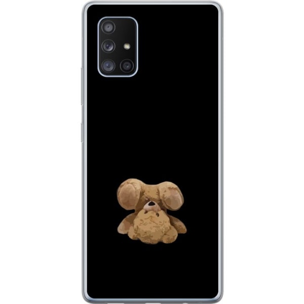 Samsung Galaxy A71 5G Gennemsigtig cover Op og ned bjørn