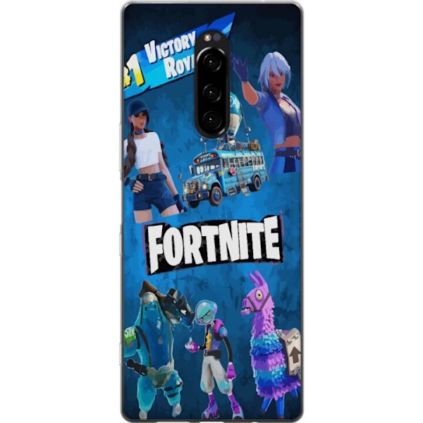 Sony Xperia 1 Gennemsigtig cover Fortnite