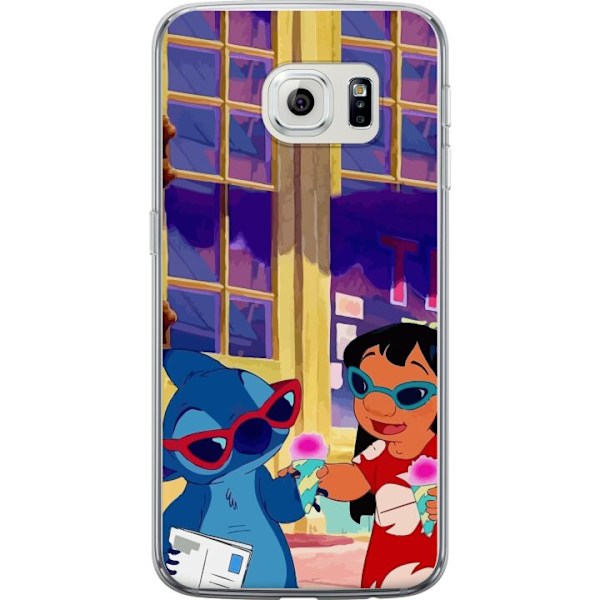 Samsung Galaxy S6 edge Genomskinligt Skal lilo and stitch 2025