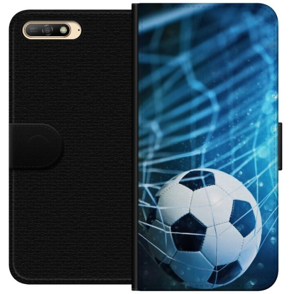 Huawei Y6 (2018) Lommeboketui Fotball