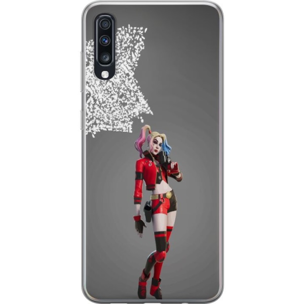 Samsung Galaxy A70 Genomskinligt Skal Fortnite - Harley Quinn