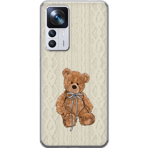 Xiaomi 12T Gennemsigtig cover Lille Teddy – klassisk teddy i enkel design