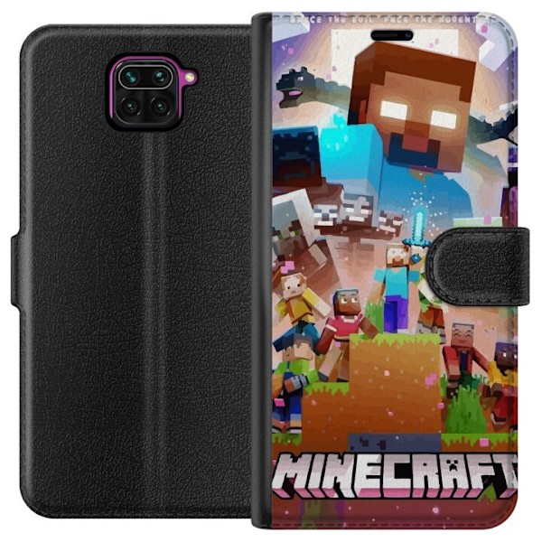 Xiaomi Redmi Note 9 Plånboksfodral Minecraft