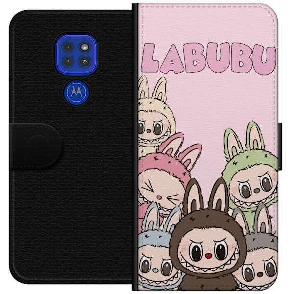 Motorola Moto G9 Play Lompakkokotelo Labubu Classics