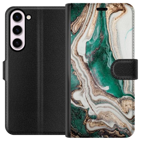 Kompatibelt Plånboksfodral till Samsung Galaxy S23+ Grön