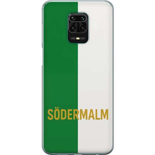 Xiaomi Redmi Note 9 Pro Läpinäkyvä kuori Södermalm - jalkapallo