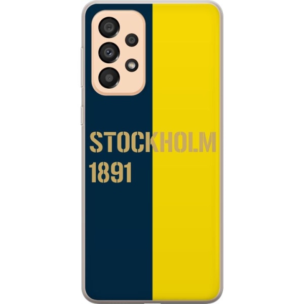 Samsung Galaxy A33 5G Genomskinligt Skal Stockholm 1891