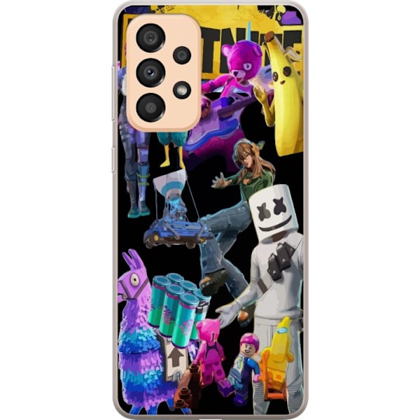 Samsung Galaxy A33 5G Gennemsigtig cover Fortnite