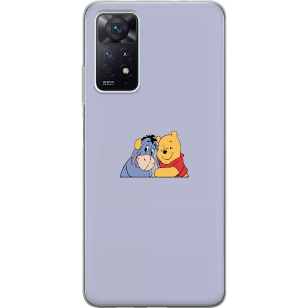 Xiaomi Redmi Note 11 Pro 5G Gennemsigtig cover Nalle Puh og Æ