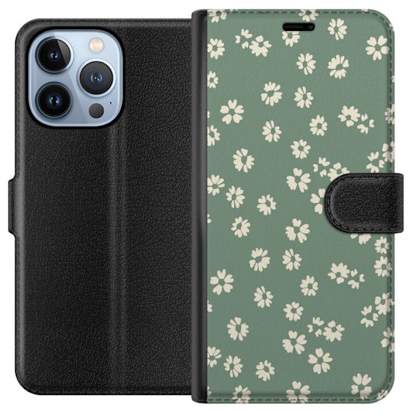 Apple iPhone 13 Pro Plånboksfodral Blomsterdröm – färgglatt blommönster