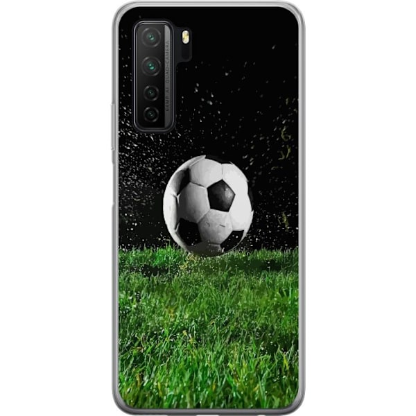 Huawei P40 lite 5G Gennemsigtig cover Fodbold Handling