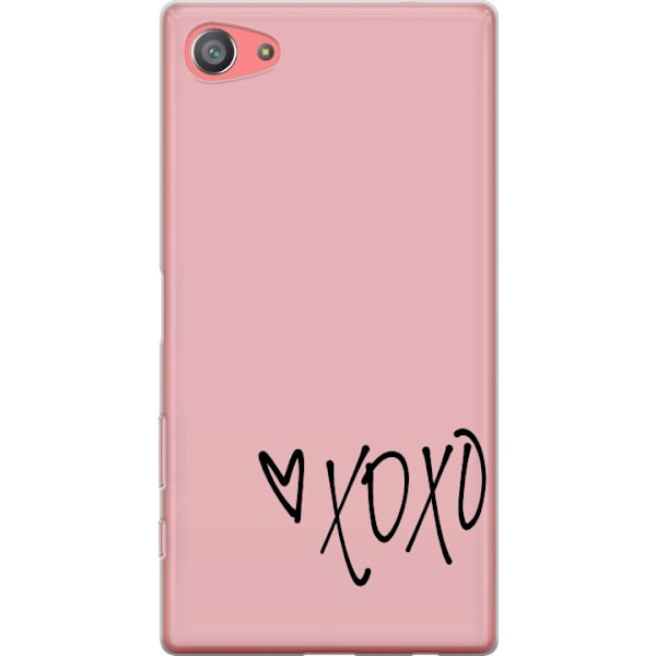 Sony Xperia Z5 Compact Gennemsigtig cover XOXOXO