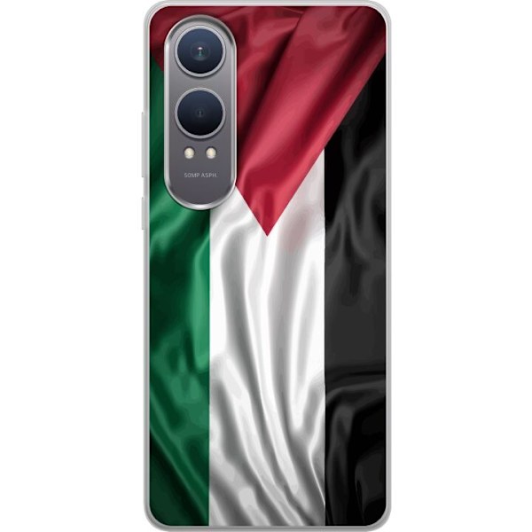 OnePlus Nord CE4 Lite Läpinäkyvä kuori Palestiinan lippu