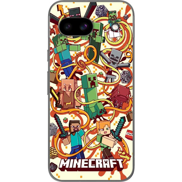 Google Pixel 8a Gennemsigtig cover Minecraft