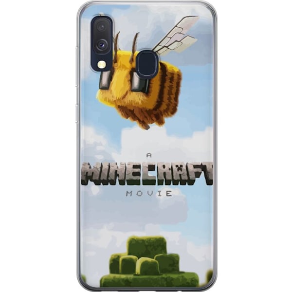 Samsung Galaxy A40 Genomskinligt Skal A Minecraft Movie