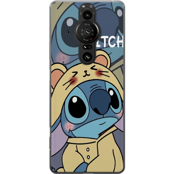 Sony Xperia Pro-I Genomskinligt Skal Stitch