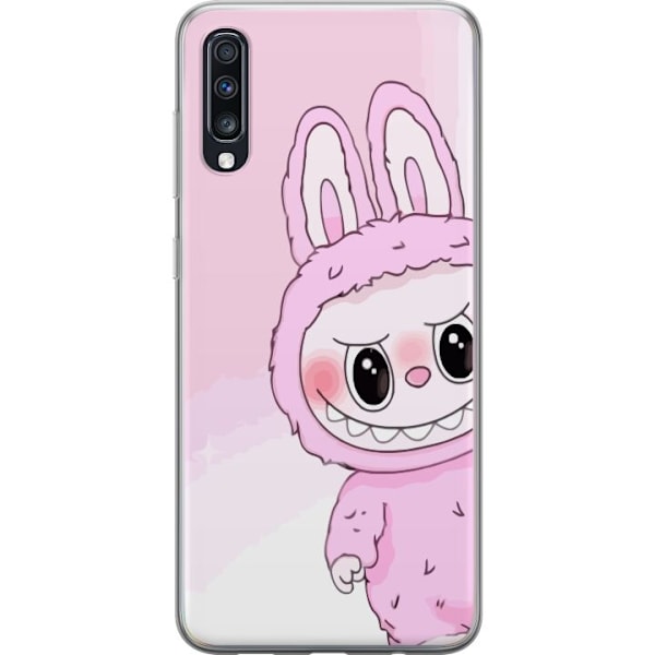 Samsung Galaxy A70 Genomskinligt Skal Labubu Bunny Series