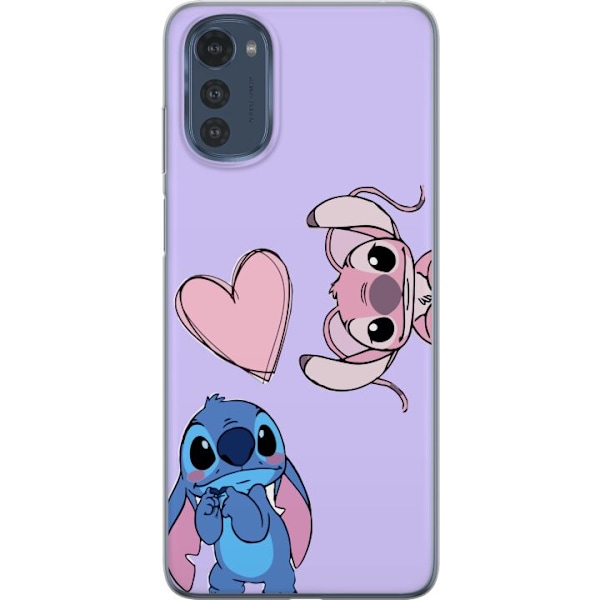 Motorola Moto E32s Läpinäkyvä kuori Stitch Mode