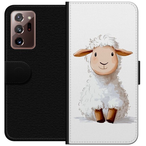 Samsung Galaxy Note20 Ultra Plånboksfodral Sött Lamm – tec