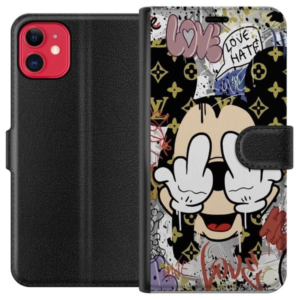 Kompatibel Tegnebogsetui til Apple iPhone 11 Mickey Mouse