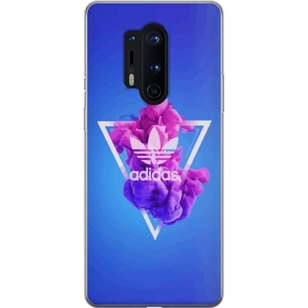 OnePlus 8 Pro Genomskinligt Skal Adidas-inspirerad blå design