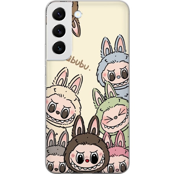 Samsung Galaxy S22 5G Läpinäkyvä kuori Labubu Pastel Collec