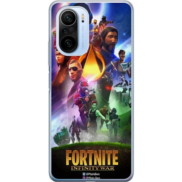 Xiaomi Mi 11i Läpinäkyvä kuori Fortnite