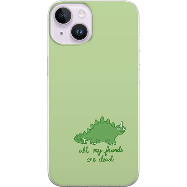 Kompatibelt Mobildeksel til Apple iPhone 14 Dinosaurier