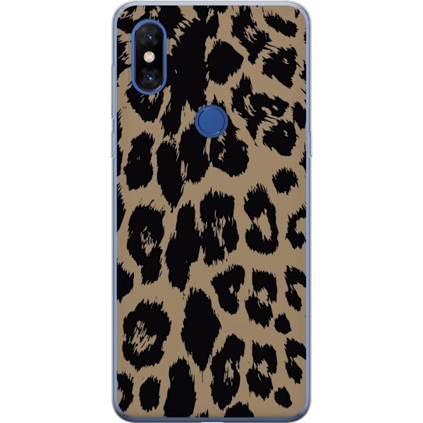 Xiaomi Mi Mix 3 Gennemsigtig cover Leopard