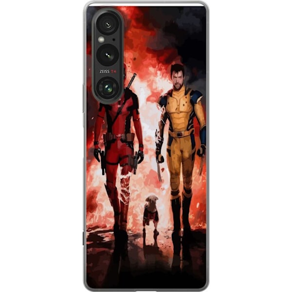 Sony Xperia 1 V Läpinäkyvä kuori Wolverine Deadpool