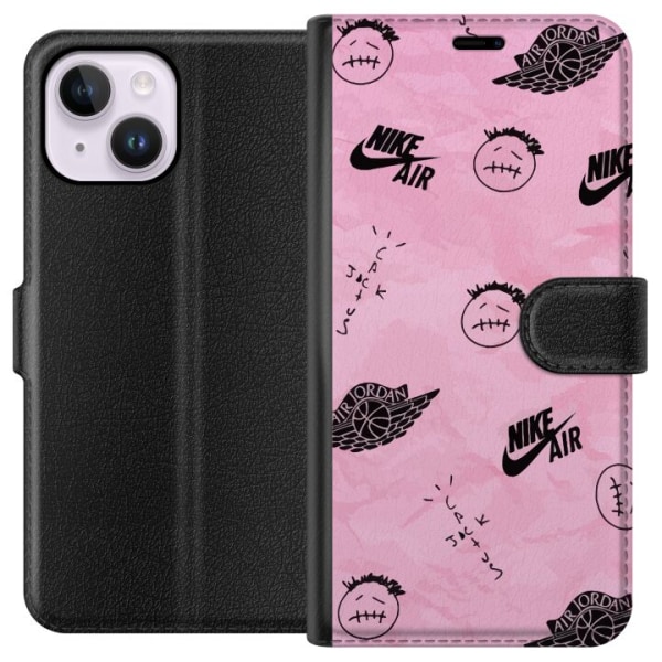 Apple iPhone 15 Plus Plånboksfodral Nike Ledsen