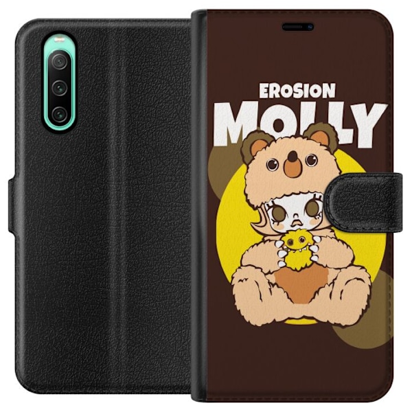 Sony Xperia 10 IV Lommeboketui Pop Mart Erosion Molly