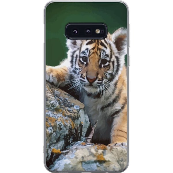 Samsung Galaxy S10e Genomskinligt Skal Tiger