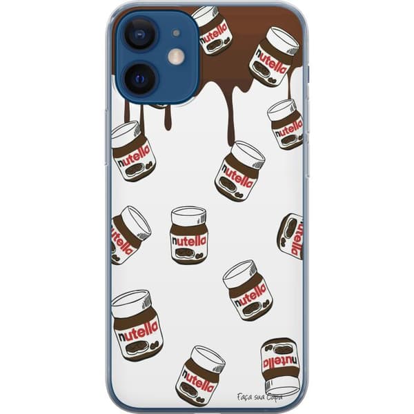 Kompatibelt Mobildeksel til Apple iPhone 12 mini Nutella Kawaii Stil Søt Dessert