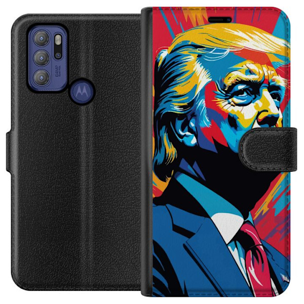 Motorola Moto G60S Tegnebogsetui Trump