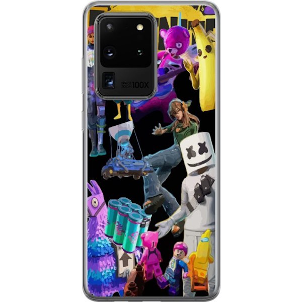 Samsung Galaxy S20 Ultra Läpinäkyvä kuori Fortnite