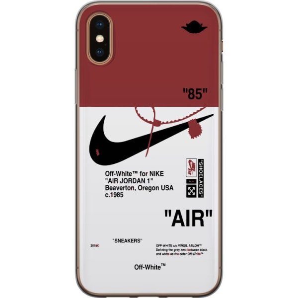Apple iPhone X Genomskinligt Skal Nike 85