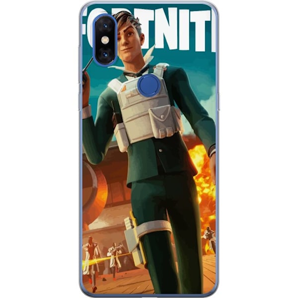 Xiaomi Mi Mix 3 Läpinäkyvä kuori Fortnite