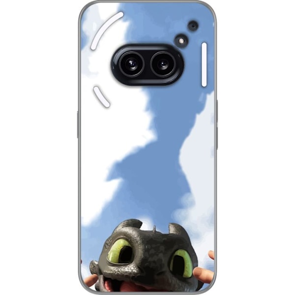 Nothing Phone (2a) Plus Läpinäkyvä kuori Lohikäärmeen Kasvattaja