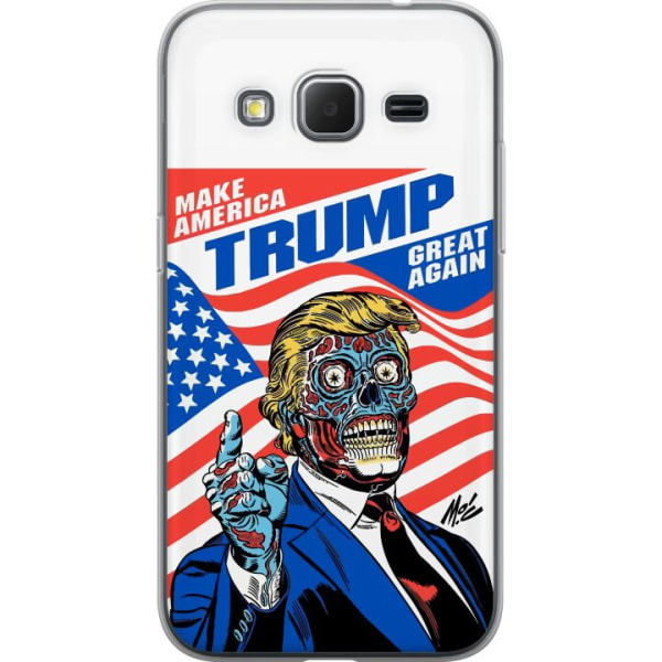 Samsung Galaxy Core Prime Gennemsigtig cover  Trump