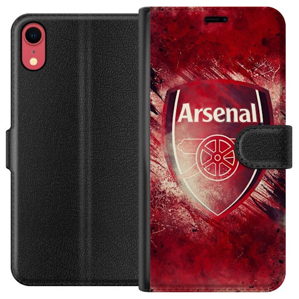 Apple iPhone XR Lompakkokotelo Arsenal Jalkapallo