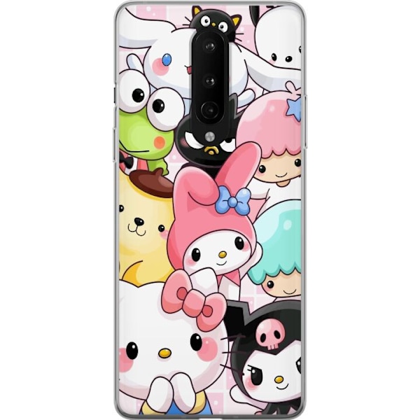 OnePlus 8 Läpinäkyvä kuori Kawaii Sanrio Crew