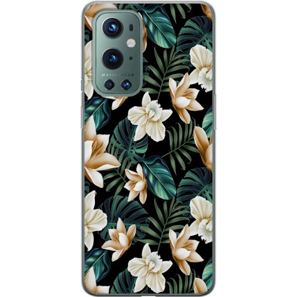 OnePlus 9 Pro Läpinäkyvä kuori Kukat