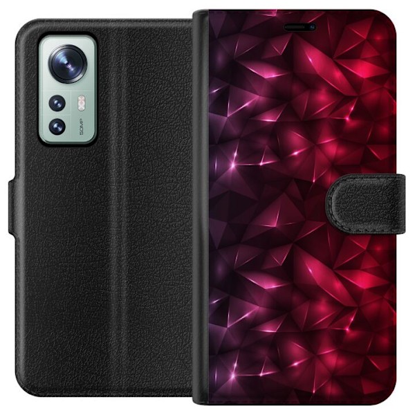 Xiaomi 12 Lompakkokotelo Kiusoittava Punainen