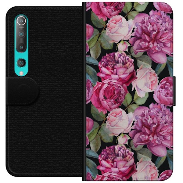 Xiaomi Mi 10 5G Tegnebogsetui Blomster