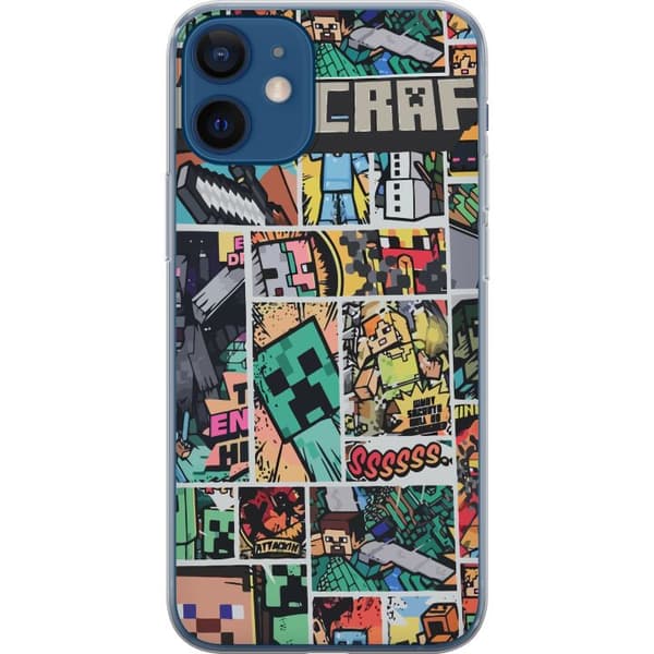 Kompatibel Mobilcover til Apple iPhone 12 mini Minecraft Kunst