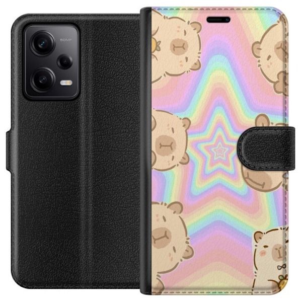 Xiaomi Redmi Note 12 Pro Lommeboketui Kawaii Capybara Galaxy S