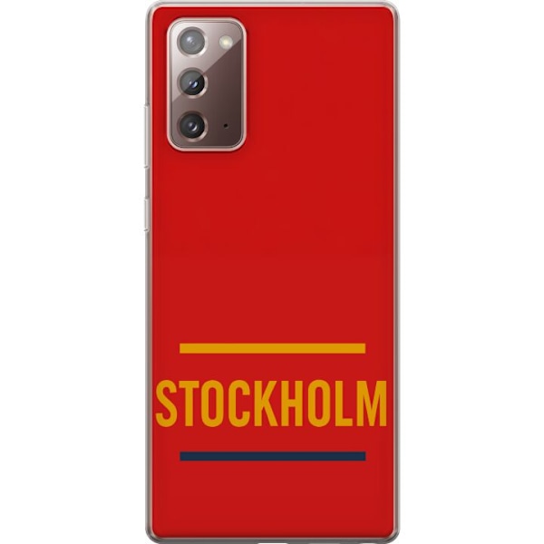 Samsung Galaxy Note20 Genomskinligt Skal Stockholm – Hockey