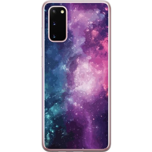 Samsung Galaxy S20 Läpinäkyvä kuori Nebula