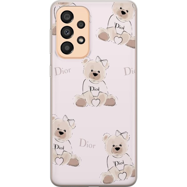 Samsung Galaxy A33 5G Läpinäkyvä kuori Teddy Dior Vibes - y